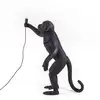 SELETTI Monkey Lamp LED-Dekolampe stehend schwarz