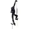 SELETTI Monkey Lamp Deko-Wandlampe links schwarz