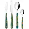 GUZZINI Fusion Besteckset 24 Teile smaragdgrün
