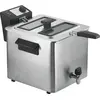 RGV FRY TYPE 8/N, Fritteuse, 8 l, Einzelbild, Schwarz, Edelstahl, Dreh...