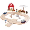 Plantoys Straßenset Vom Bauernhof zum Markt
