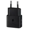 Samsung Schnellladegerät, USB-C, 25W ohne Datenkabel, Schwarz