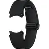 D-Buckle Hybrid Eco-Leather Armband (Normal, M/L), Black