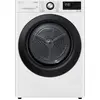 LG RH90V9AVBN, Freistehend, Frontlader, Wärmepumpe, Weiß, Tasten, Dreh...