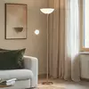 Lindby Stehlampe Elaina, Leselicht, messing, 183 cm, E27