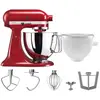 KitchenAid Artisan Mixer 5KSM125 Empire Rot + Eiszubereiter
