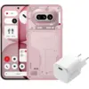 Nothing. Nothing Phone (4a) 256GB Rosa 5G + BlueBuilt Ladegerät mit US...