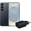 Samsung Galaxy S25 256GB Schwarz 5G + Samsung Ladegerät 25 Watt Schwar...