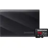 Samsung T9 Portable SSD 4TB Schwarz + Samsung microSDXC T9 256GB 200 M...