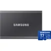 Samsung T7 Portable SSD 2TB Grau + Samsung microSDXC T7 128GB 170 MB/s