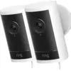 Ring Outdoor Camera Pro Stecker Weiß Doppelpack