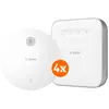 Bosch Kabelloser Rauchmelder 4er-Pack + Bosch Smart Home Controller