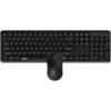 Rapoo 8150M Silent Kabelloses Multimodus-Desktop-Set Schwarz