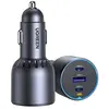 UGREEN 75W 3-Port Fast Car Charger Gray