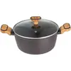BERGNER MULTICLAD 24 cm TÖPFE MIT DECKEL BG-56037 CHARCOAL