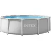 Intex 26716ND, Gerahmter Pool, Kind & Erwachsener, Leiter, Grau, Blau,...