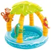 Intex Tropischer Aufblasbarer Pool Mit Sonnensegel Gepolstertem Boden ...