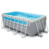 Intex 26770NP, Gerahmter Pool, Kind & Erwachsener, Leiter, Grau