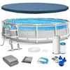 Intex 26722NP, 12706 l, Gerahmter Pool, Kind & Erwachsener, Leiter, Bl...