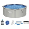 Bestway® Hydrium  Stahlwandpool Komplett-Set mit Sandfilteranlage Ø 36...