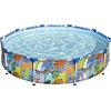 Bestway® Steel Pro  Frame Pool ohne Pumpe Ø 305 x 66 cm, buntes Zebra-...