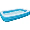 Bestway® Family Pool 305 x 183 x 56 cm, hellblau, eckig