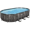Bestway Mountfield Ovaler Pool mit Metallrahmen   6,10 x 3,66 x 1,22 m...