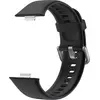 Armband aus Silikon Huawei QuickLink Watch Fit 4 Schwarz
