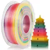 Sunlu Silk Pla+ Filament 1Kg / 1.75mm   Rainbow