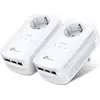 TP-LINK AV1200-Gigabit-Powerline-Adapter KIT mit Frontsteckdose und 3 ...
