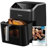 Midea Heißluftfritteuse, 7 L Fassungsvermögen mit HeatXpress-Technolog...