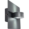 Lutec Wandleuchte Split LED auß.9W Alu 22x22cm
