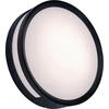 LUTEC Rola LED Aussenwandleuchte 3000 K 13W IP54 Schwarz Matt