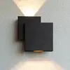 LED-Außenwandleuchte RIALTO, schwarz, 20 cm, IP44, up/down