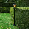 Wegeleuchte KELSEY, schwarz, Höhe 104 cm, Metall, IP44, E27