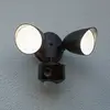 LED-Sensor-Außenwandstrahler SHRIMP schwarz 20 W 2-flg. IP54
