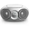 Philips CD-Soundmachine AZ215S/12, FM, CD-DA, CD-R, CD-RW, 3 W, Silber...
