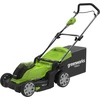 Greenworks G40LM41, Schieberasenmäher, 600 m², 41 cm, 2,5 cm, 8 cm, 30...