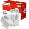 Mercusys Kit CPL Gigabit AV600 avec prise intégrée type F (lot de 2) V...