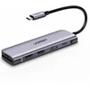 Ugreen 6-in-1 USB C PD, USB 3.2 Gen 1 (3.1 Gen 1) Type-C, 100 W, Silbe...