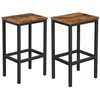 VASAGLE Barhocker 4er Set Barstuhl (Set, 2 St., 2er), 40 x 30 x 65 cm,...