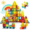 W Wise Block Magnetische Bauklötze Spielzeug 131 Stück mit 2 Autos, ST...