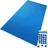 VOUNOT® Poolabdeckung Rechteckig 160g/m² Doppelter Poolplane mit DIY-D...