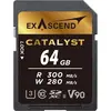 Exascend SDXC-Card 64GB UHS-II V90 R300/W280 Catalyst Serie (Neuheit) ...