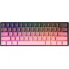 Gaming Tastatur MonsGeek FUN60 Pro HE Side-Printed Schwarz & Rosa Farb...