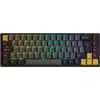 Akko 3068B Plus Schwarz-Gold Mechanische Tastatur 68 % 69 Tasten ISO-N...