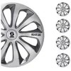 OMAC Radkappen Sparco 14 Zoll Roma Silber Grau 4tlg, (4-St) Einfache I...