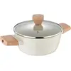 Marmortopf 20 cm mit Deckel Bergner BG-34745 Naturally