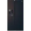Haier SBS 90 Serie 3 HSR3918EIPB, Freistehend, Amerikanische Tür, Schw...