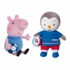 Georges Plüschtiere Jemini T'choupi & Peppa Pig (x2) 17 cm